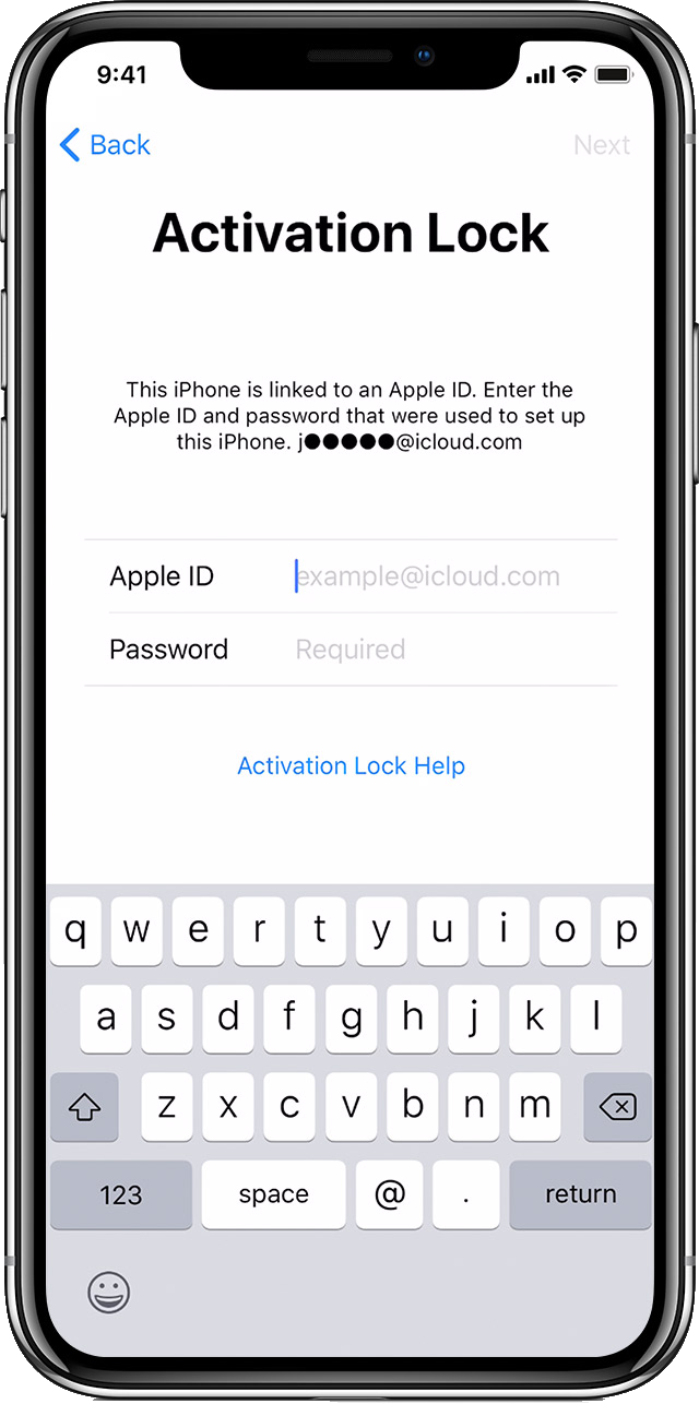 iPhone iCloud Activation Lock