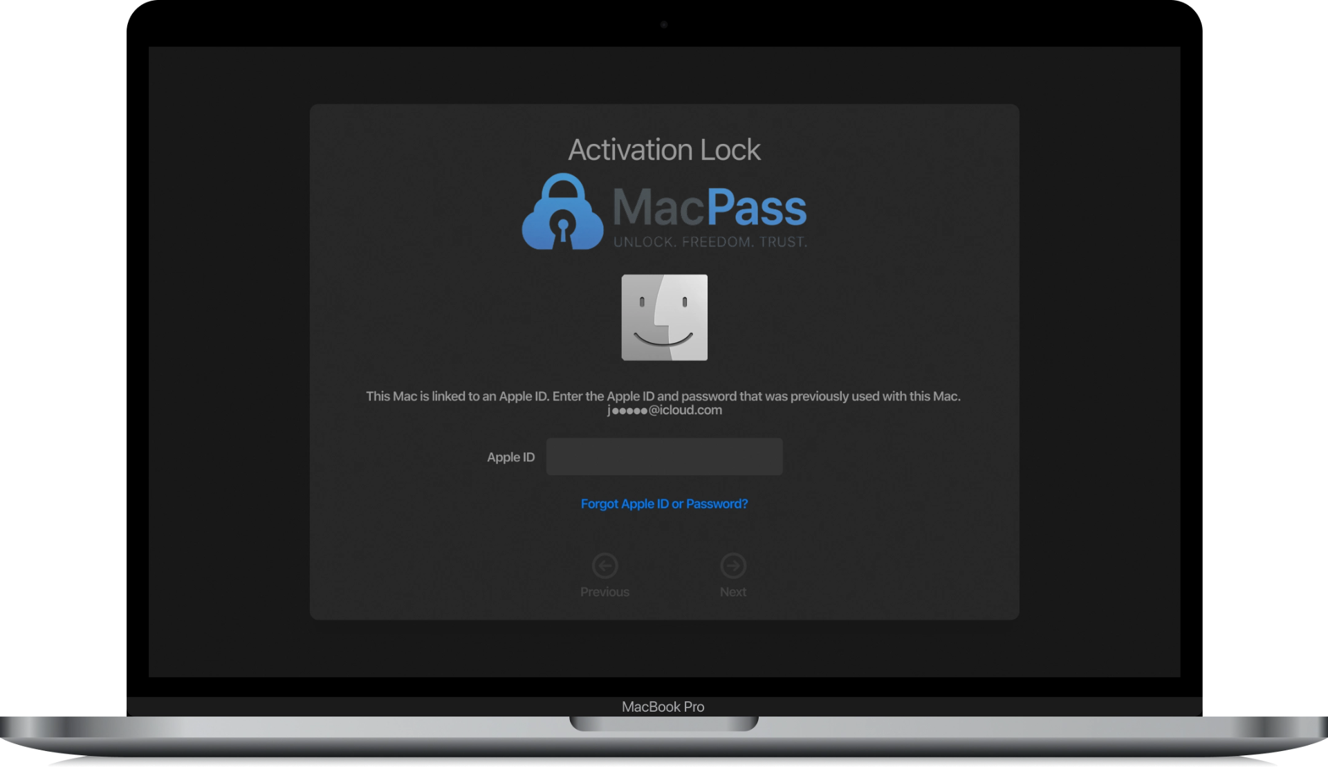 MacBook iCloud Activation Lock — MacPass