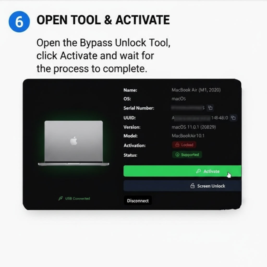 Open Tool & Activate